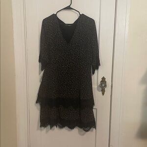 Disturbia UK14 microfloral dress